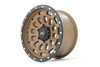 Rough Country - Rough Country 87 Series Wheel/Simulated Beadlock/Bronze/Black/17x8.5/5x4.5/+0mm - 87170913