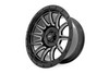 Rough Country - Rough Country 90 Series Wheel/One-Piece/Gloss Black w/machined spokes/18x9/6x5.5/0mm - 90180912M