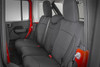 Rough Country - Seat Covers - Front and Rear w/ Armrest - Jeep Wrangler Unlimited 4WD (18-25) - 91012