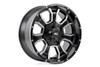 Rough Country - Rough Country 93 Series Wheel/One-Piece/Machined Black/20x9/6x5.5/6x135/0mm - 93209012
