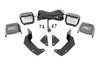 Rough Country - LED Light Kit - Cage Mount - 2 in. Chrome Pair - Wide Angle - CFMOTO UFORCE 1000 - 96106