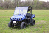 Rough Country - Vented Full Windshield - Scratch Resistant - Yamaha Rhino 660/Rhino 700 - 98241240