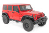 Rough Country - High Clearance LED Flat Fender Flare Kit - UV Treated - Jeep Wrangler JK (07-18) - 99037