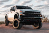 Rough Country - Fender Flares - Defender - GAZ Summit White - Chevy Silverado 1500 2WD/4WD (2019-2025 & Classic) - A-C12211-GAZ
