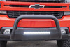 Rough Country - Black LED Bull Bar - Chevy Silverado 1500 2WD/4WD (2019-2022) - B-C4072
