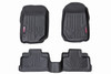 Rough Country - Floor Mats - FR & RR - 4 Door - Jeep Wrangler Unlimited 2WD/4WD (2007-2013) - M-60712