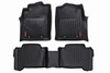 Rough Country - Floor Mats - Front and Rear - Toyota Tacoma 2WD/4WD (2012-2015) - M-71213