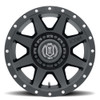 ICON ALLOYS REBOUND HD SAT BLK -18 x 9 / 8 x 180 / 12MM / 5.5" BS - 1818908955SB