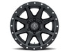 ICON Alloys Rebound Satin Black 18 x 9 / 6 x 5.5 25mm Offset 6" BS - 1818909060SB