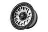 Rough Country - 82 Series Wheel / One-Piece / Machined Semi Gloss Black / 17x9 / 5x4.5 / -12mm - 82170913M - 82170913M