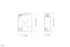 20L Plastic Jerry Can Water Tank - 5 Gal