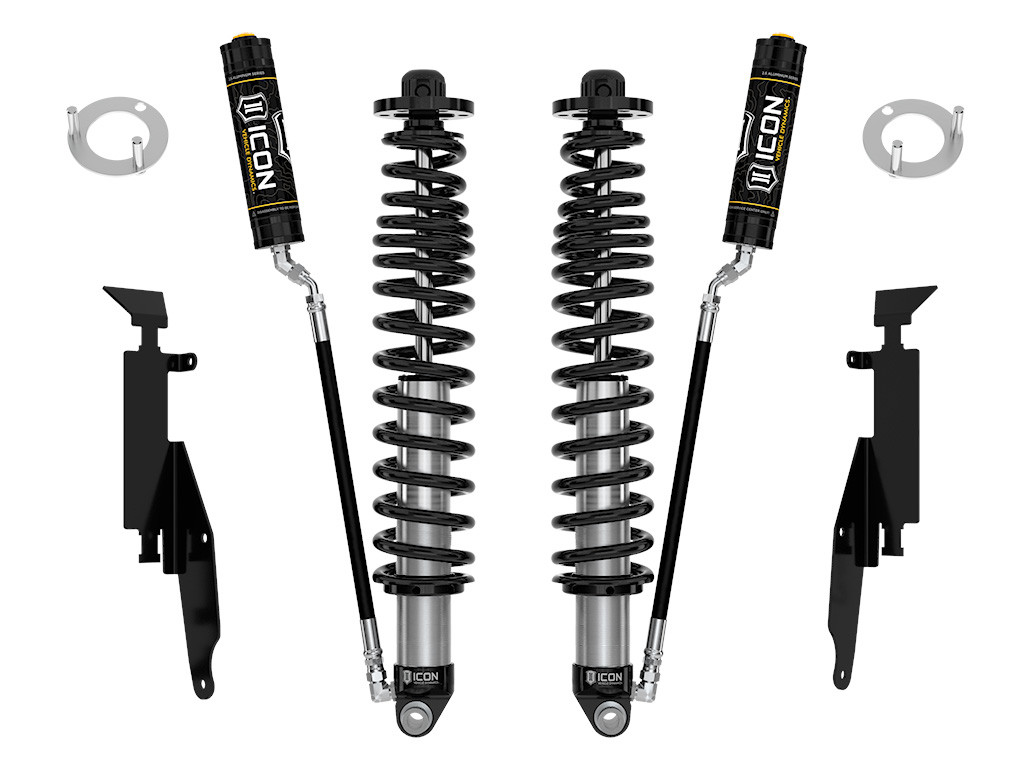 ICON 2021-2023 Ford Bronco Rear 1.25-3” Lift V.S. 2.5 Series Coilover Kit Remote Reservoir Heavy Rate Spring - 48711