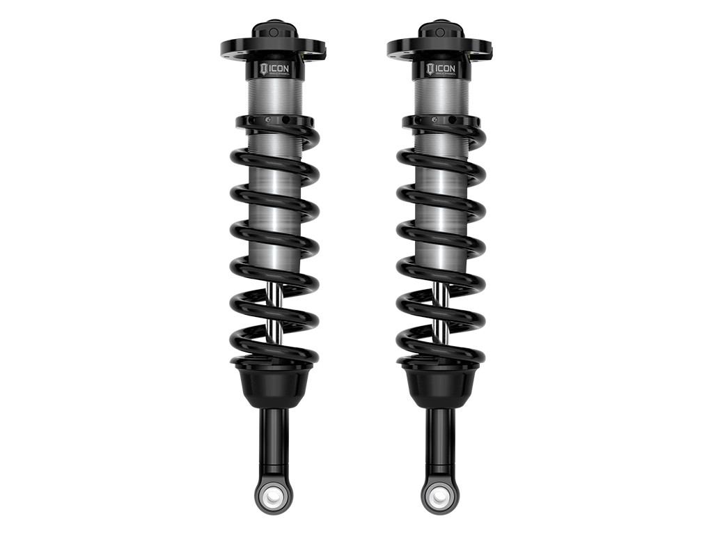 ICON 2025 Toyota 4Runner 4WD 1.25-3" Lift Front 2.5 Series Coilover Kit Internal Reservoir - 58692
