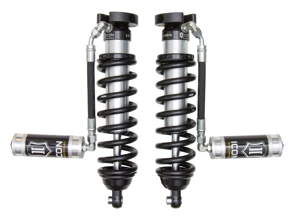 ICON 1996-2004 Toyota Tacoma 0-3" Lift Front V.S. 2.5 Series Coilover Kit Remote Reservoir - 58710