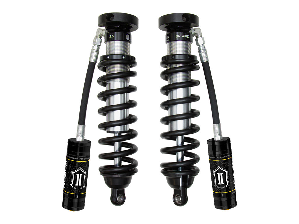 ICON 1996-2002 Toyota 4Runner 0-3" Lift Front V.S. 2.5 Series Coilover Kit Extended Travel Remote Reservoir - 58716