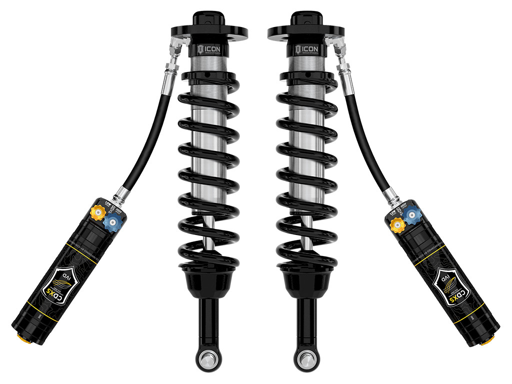 ICON 2022-2024 Toyota Tundra 5-6" Lift Front V.S. 2.5 Series Coilover Kit Remote Reservoir w/ CDXS Pair - 58771X