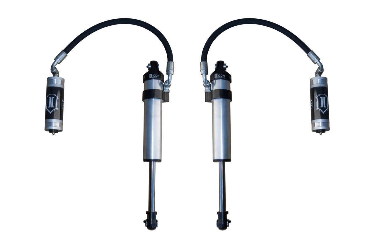 ICON 2003-2024 Toyota 4Runner/2005-2023 Toyota Tacoma/2007-2014 Toyota FJ Cruiser Front 2.5 VS Stock Width Remote Reservoir Secondary Shocks Pair - 59702P-CB