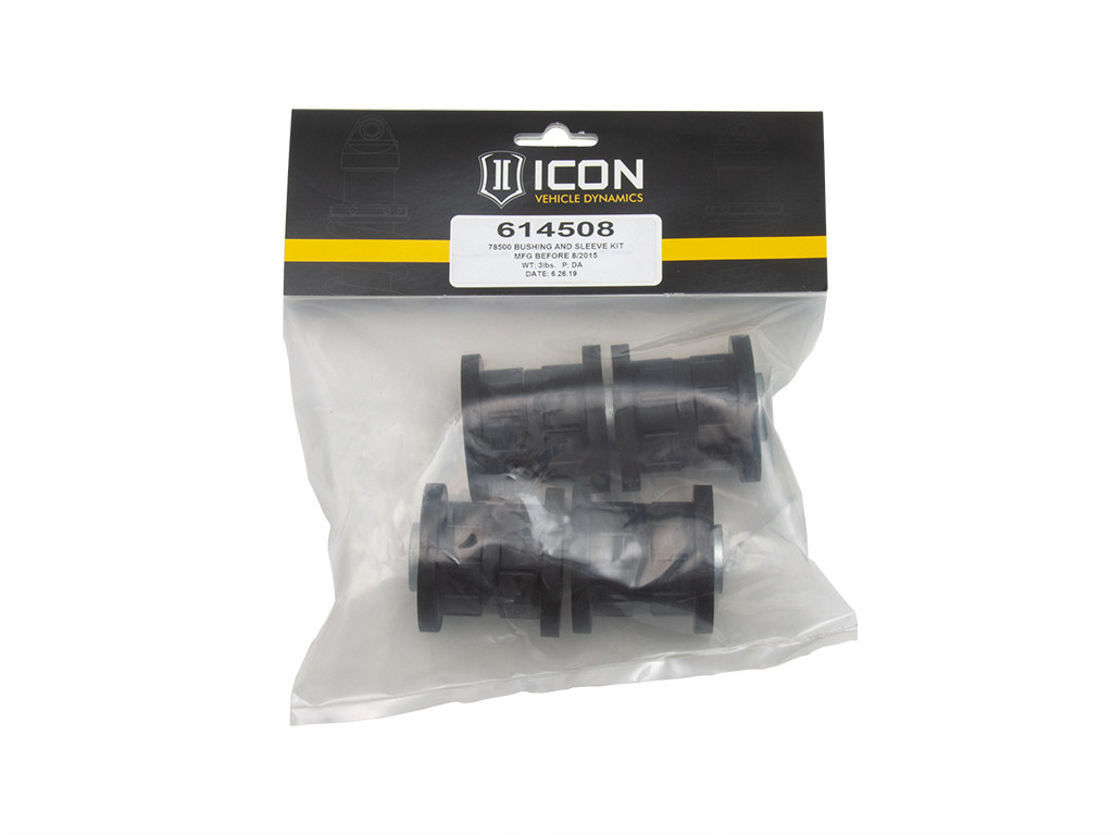 78500 BUSHING AND SLEEVE KIT MFG BEFORE 8/2015 - 614508
