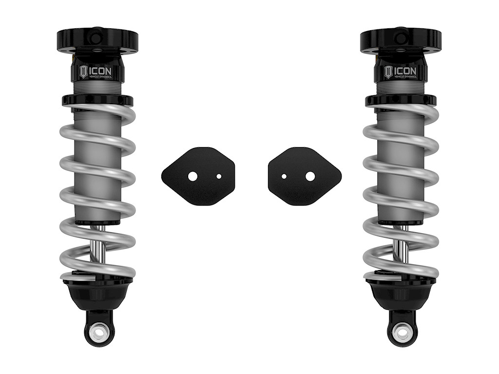 ICON 2025 Toyota 4Runner 4WD 1.25-3" Lift Front 2.5 Series Coilover Kit Internal Reservoir - 82000