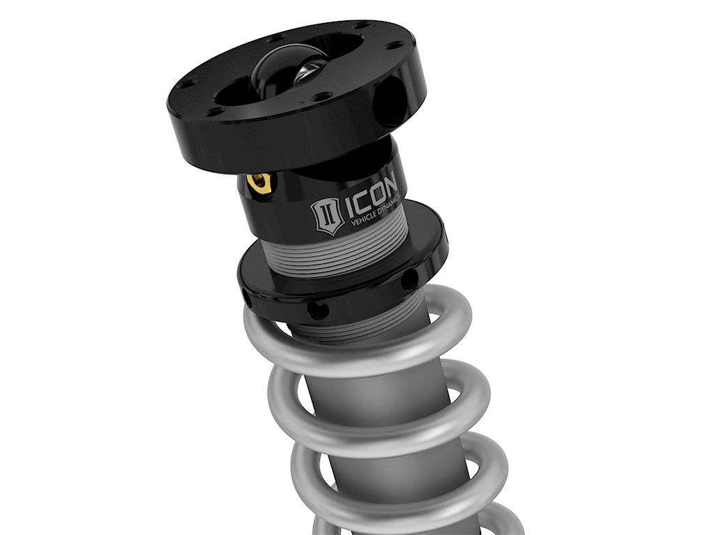 ICON 2025 Toyota 4Runner 4WD 1.25-3" Lift Front 2.5 Series Coilover Kit Internal Reservoir - 82000
