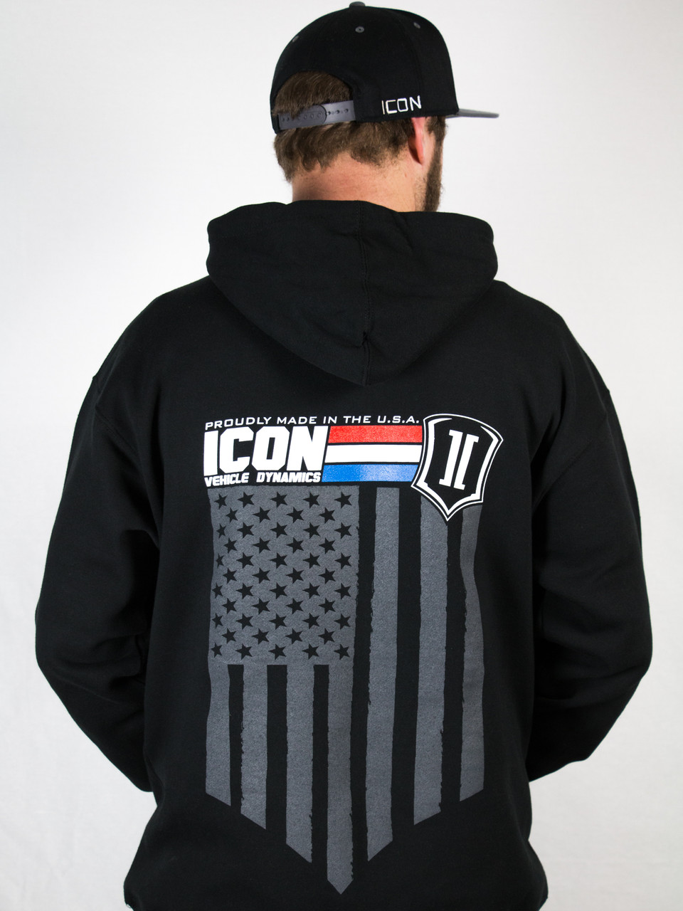 ICON GI HOODY BLACK - XLARGE - ICON-HOODY-GI-BLK-XL