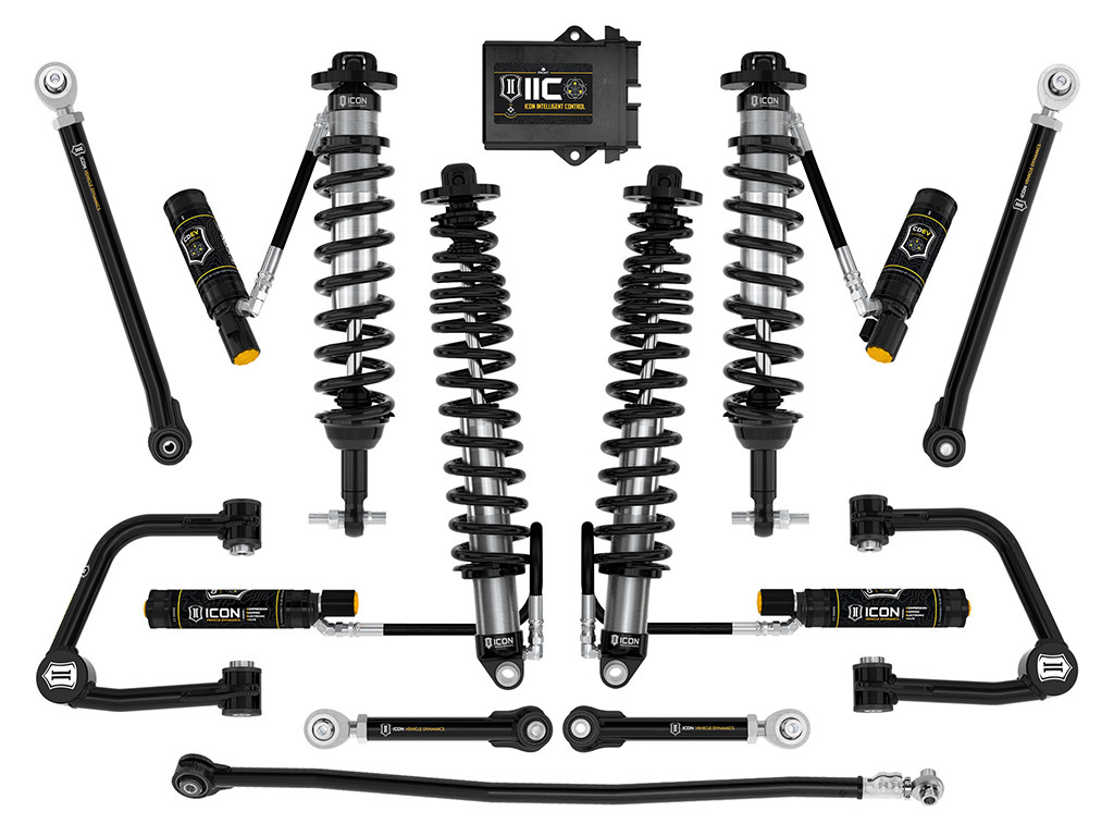 ICON 2021-2023 Ford Bronco Non-Sasquatch 3-4" Lift Stage 8 Suspension System Tubular - K40008T