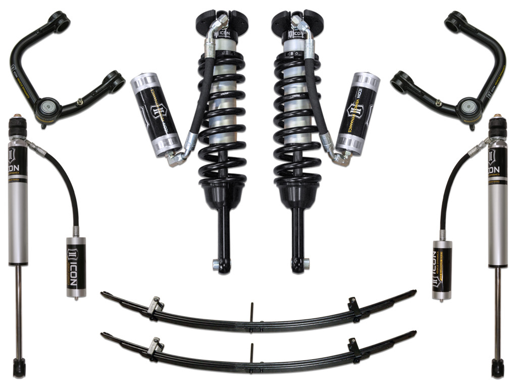 ICON 2005-2015 Toyota Tacoma 0-3.5" Lift/2016-2023 Tacoma 0-2.75" Lift Stage 4 Suspension System Tubular UCA - K53004T