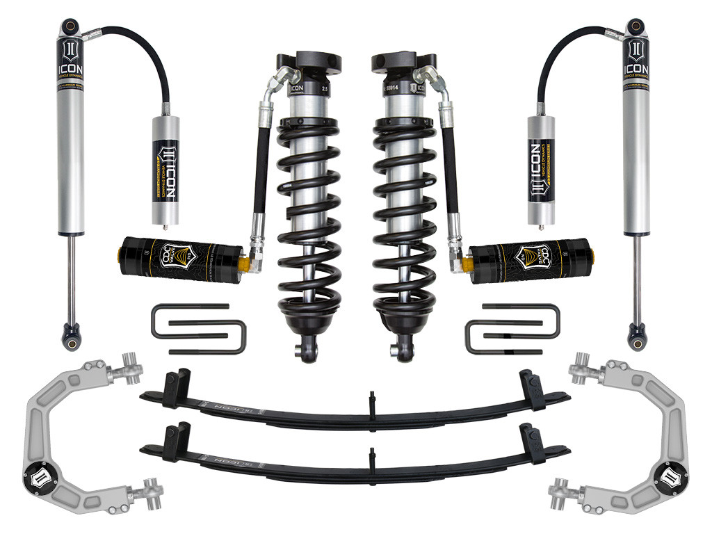 ICON 1995.5-04 Toyota Tacoma 0-3" Lift Stage 5 Suspension System Billet UCA - K53015B