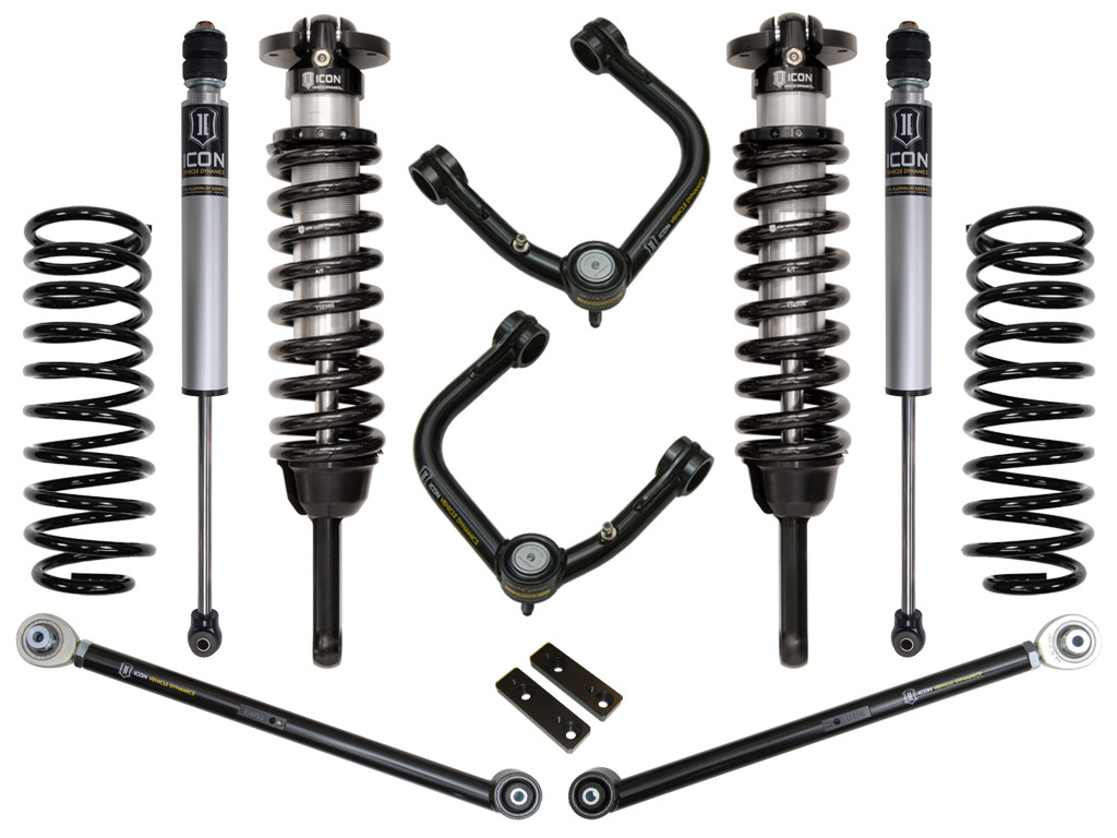 ICON 2010-2024 Toyota 4Runner/2010-2014 Toyota FJ Cruiser 0-3.5" Lift Stage 3 Suspension System Tubular UCA - K53063T