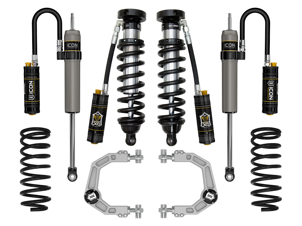 ICON 1996-2002 Toyota 4Runner 0-3" Lift Stage 5 Suspension System Billet UCA - K53135B