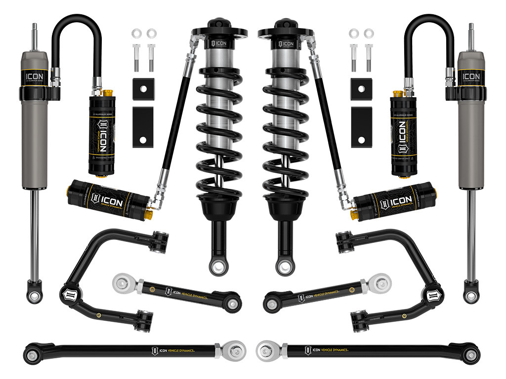 ICON 2022-2025 Toyota Tundra 2-3.5" Lift Stage 10 2.5 Suspension System Tubular CDCV - K53200T