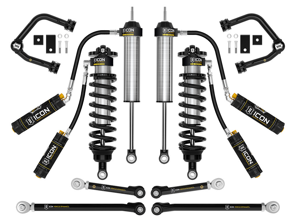 ICON 2022-2025 Toyota Tundra 2-3.25" Lift Stage 2 3.0 Suspension System Tubular CDCV - K53212T