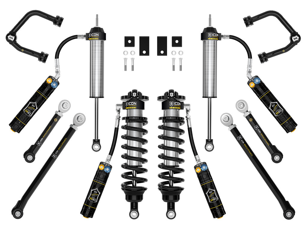 ICON 2022-2025 Toyota Tundra 2-3.25" Lift Stage 2 3.0 Suspension System Tubular CDXS - K53212TD