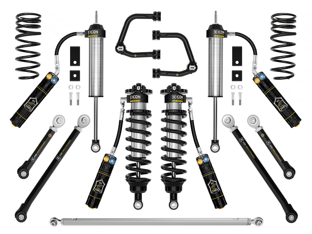 ICON 2023-2025 Toyota Sequoia 3-4.25" Lift Stage 2 (TRD) 3.0 Suspension System Tubular CDXS - K53252TDS