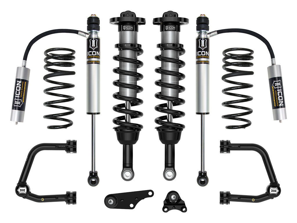 ICON 2024-2025 Toyota Tacoma 1.25-3" Lift Stage 3 Suspension System Tubular Triple Rate Rear Springs - K53293TS