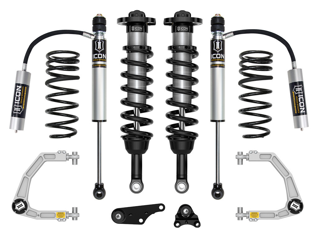 ICON 2024-2025 Toyota Tacoma 1.25-3" Lift Stage 3 Suspension System Billet Overland Rear Springs - K53293X