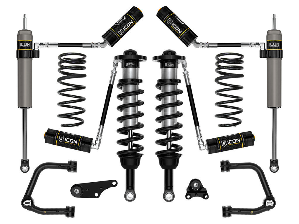 ICON 2024-2025 Toyota Tacoma 1.25-3" Lift Stage 4 Suspension System Tubular Triple Rate Rear Springs - K53294TS
