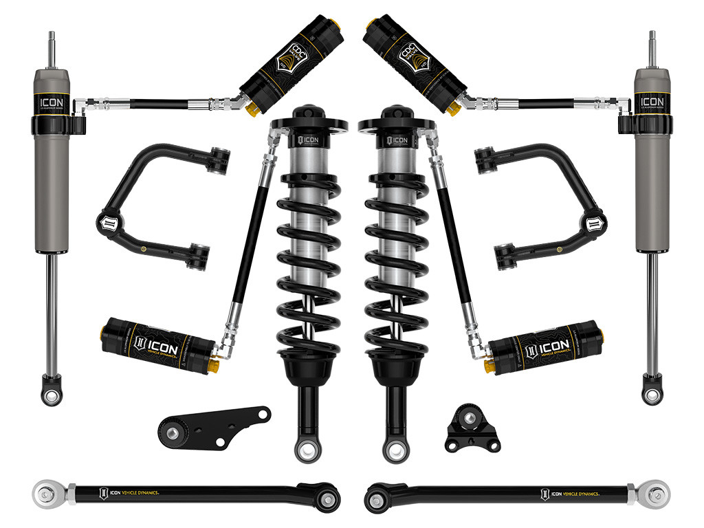 ICON 2024-2025 Toyota Tacoma 1.25-3" Lift Stage 8 Suspension System Tubular - K53298T