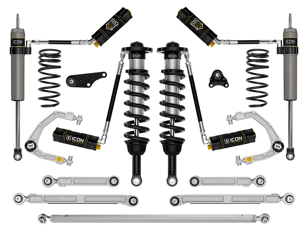 ICON 2024-2025 Toyota Tacoma 1.25-3" Lift Stage 11 Suspension System Billet Overland Rear Springs - K53301X