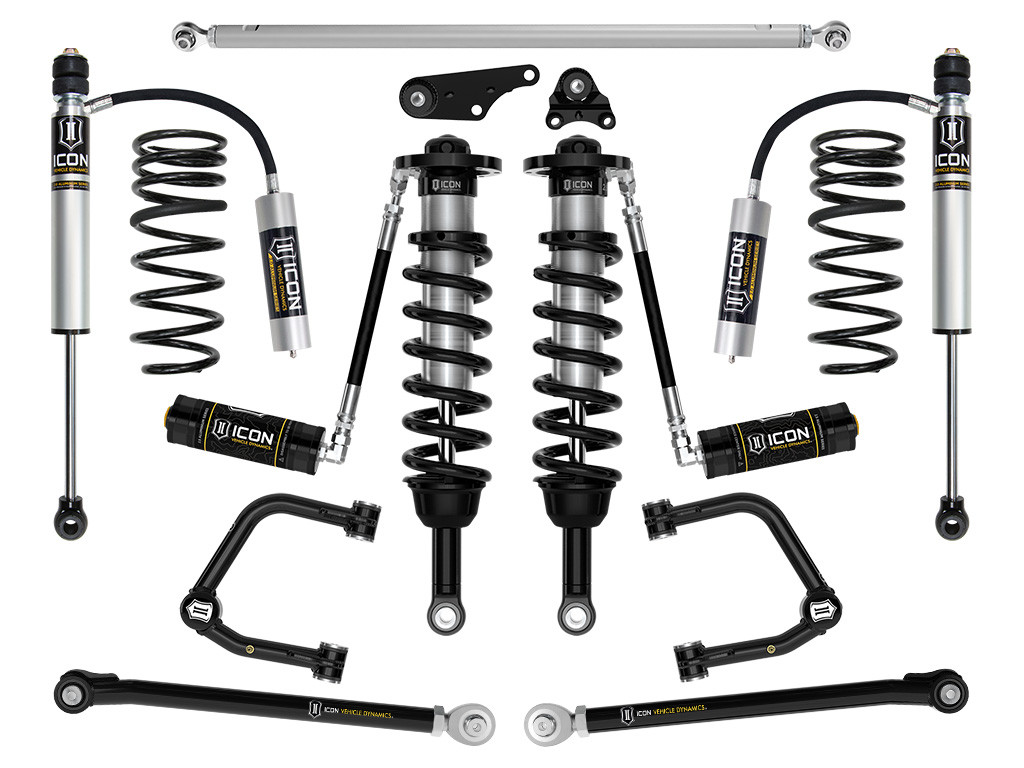 ICON 2024-2025 Toyota Land Cruiser 250 Series 1.25-3" Lift Stage 4 Suspension System Tubular - K53364T
