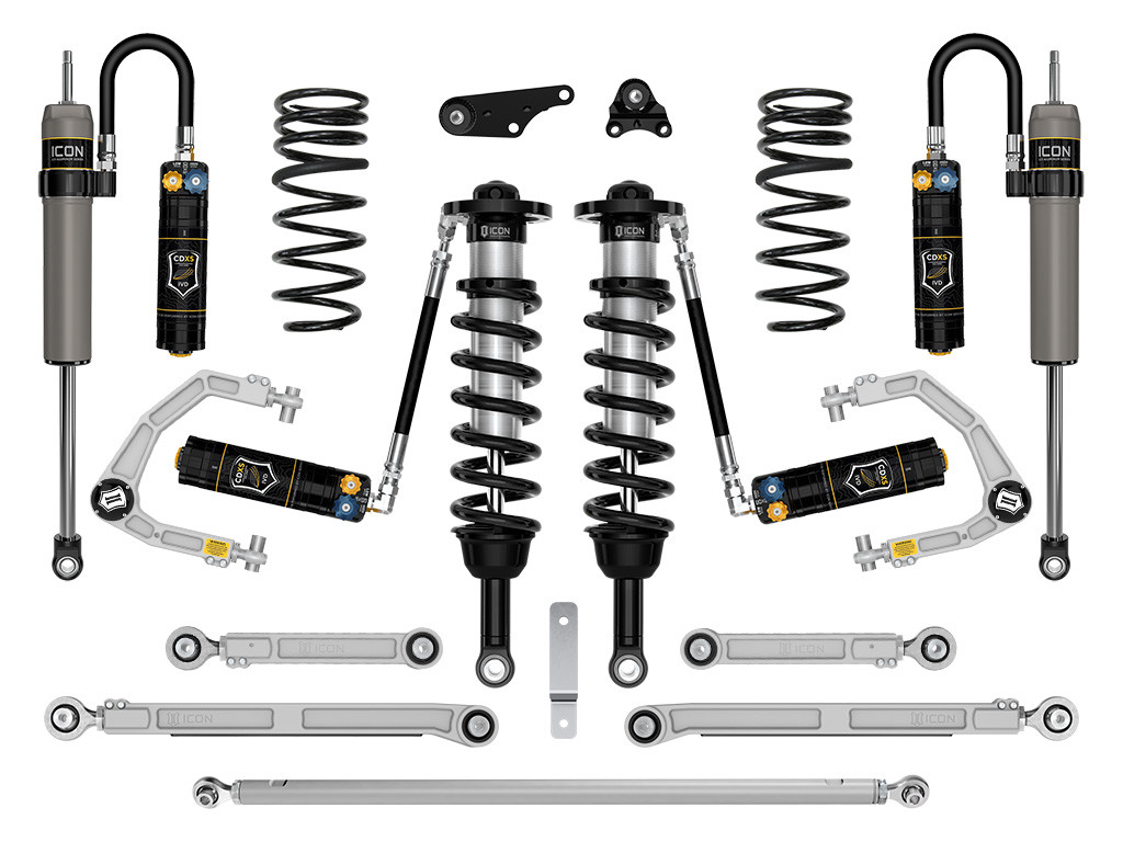 ICON 2024-2025 Toyota Land Cruiser 250 Series 1.25-3" Lift Stage 9 Suspension System CDXS Billet - K53369D