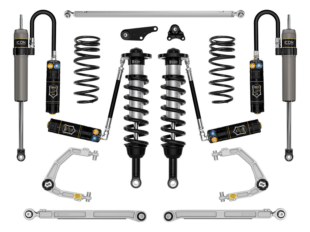 ICON 2025 Toyota 4Runner 4WD 1.25-3" Lift Stage 9 Suspension System Billet - K53409