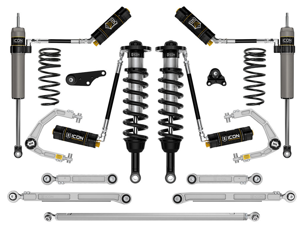 ICON 2025 Toyota 4Runner 4WD 1.25-3" Lift Stage 10 Suspension System Billet - K53410