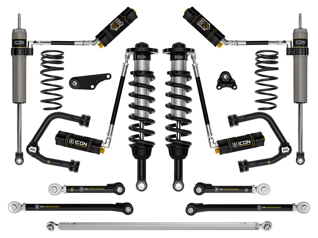 ICON 2025 Toyota 4Runner 4WD 1.25-3" Lift Stage 10 Suspension System Tubular - K53410T