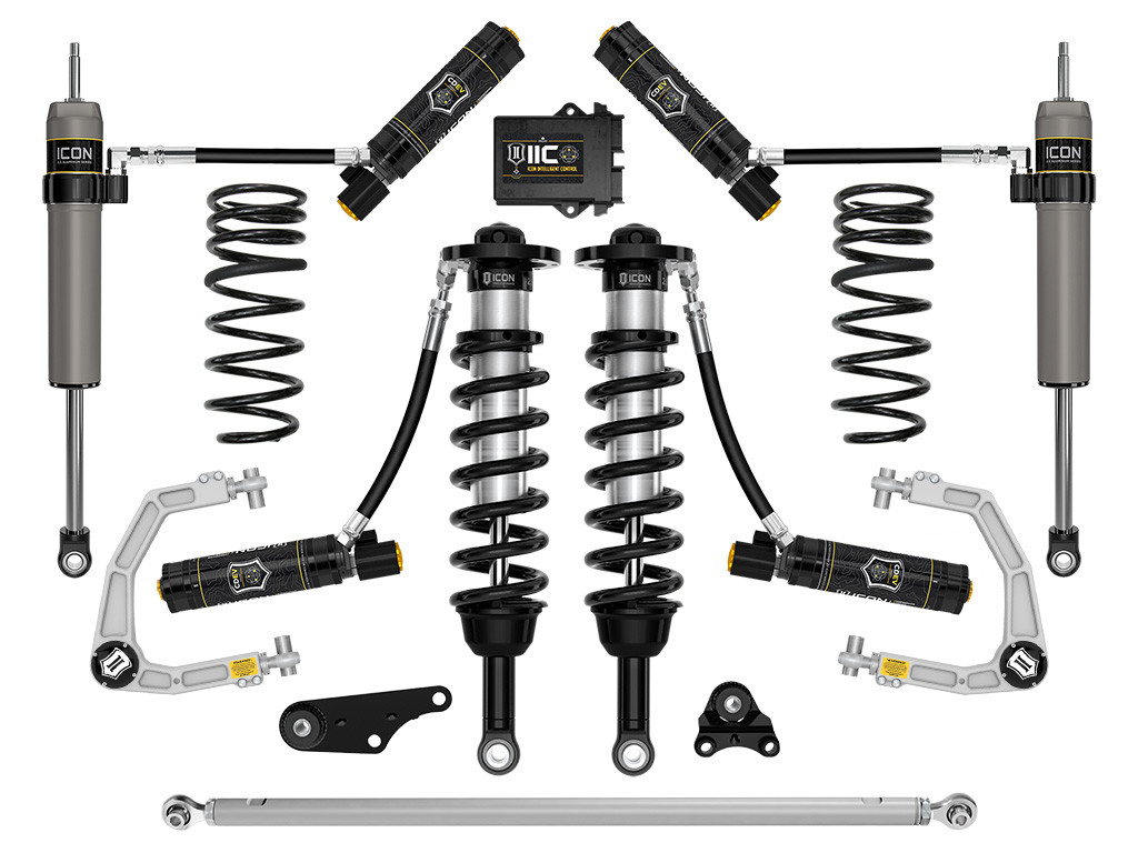 ICON 2025 Toyota 4Runner 4WD 1.25-3" Lift Stage 12 Suspension System Billet - K53412