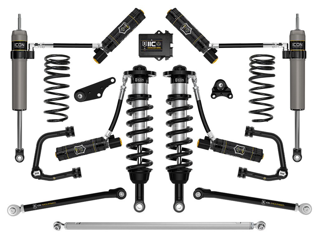 ICON 2025 Toyota 4Runner 4WD 1.25-3" Lift Stage 13 Suspension System Tubular - K53413T