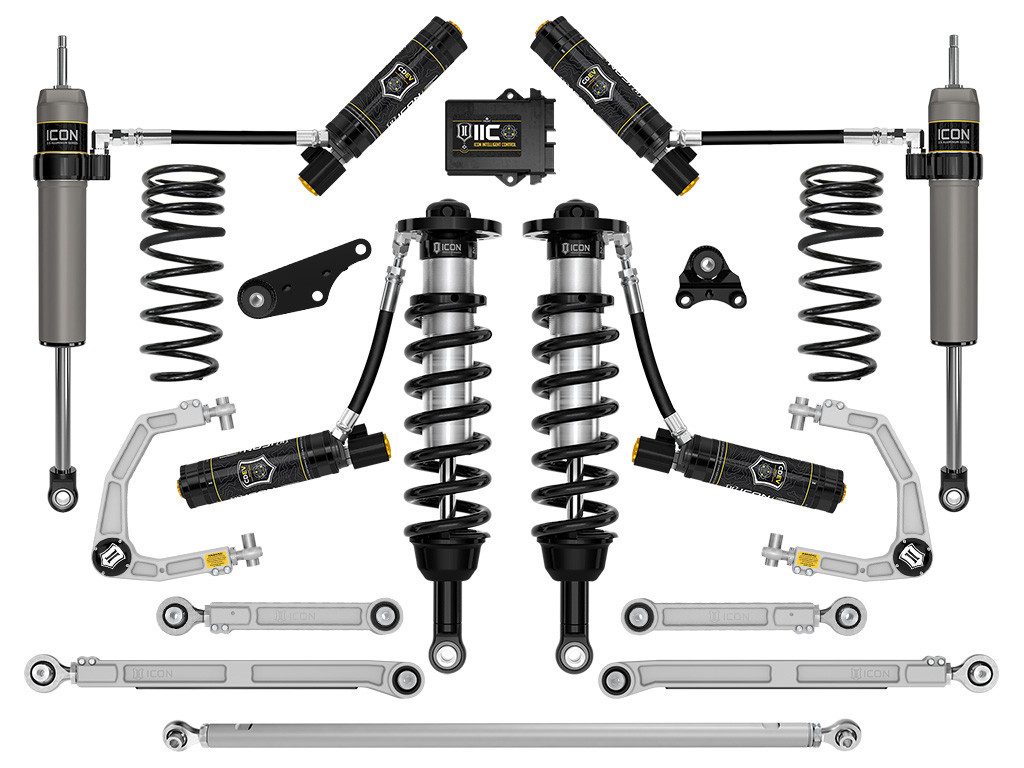 ICON 2025 Toyota 4Runner 4WD 1.25-3" Lift Stage 14 Suspension System Billet - K53414