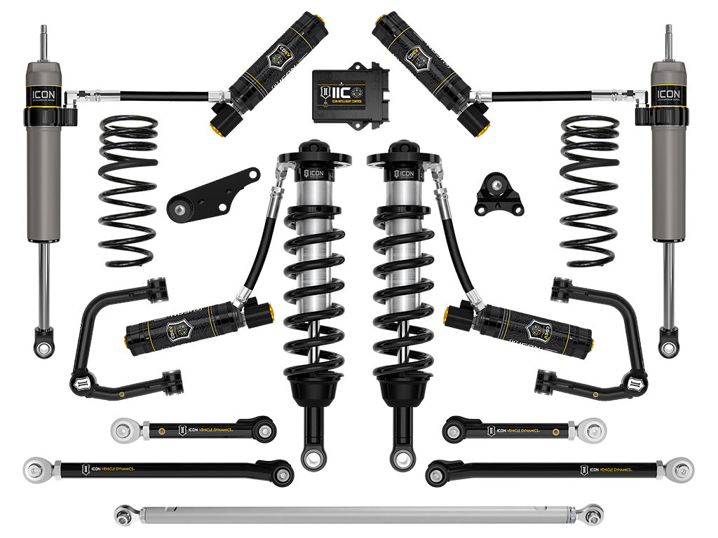 ICON 2025 Toyota 4Runner 4WD 1.25-3" Lift Stage 14 Suspension System Tubular - K53414T