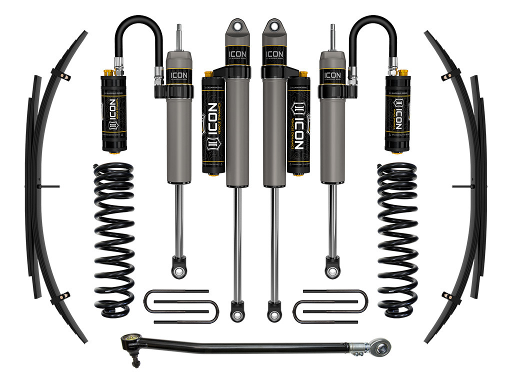 ICON 2017-2019 Ford F-250/F-350 4WD Diesel 2.5" Lift Stage 4 Suspension System w/ Expansion Packs - K62514L