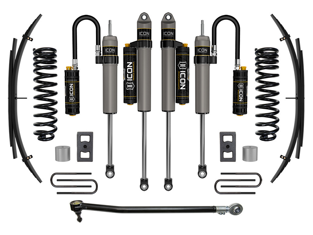 ICON 2023 Ford F-250/F-350 Super Duty 4WD Diesel 2.5" Lift Stage 4 Suspension System w/ Expansion Packs - K62564L